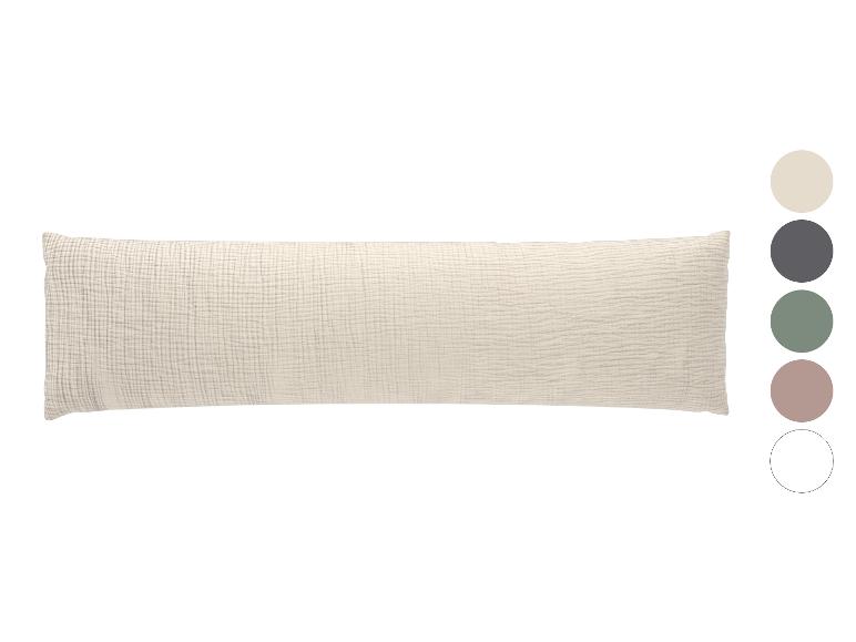 LIVARNO® Musselin-Seitenschläferkissenbezug, 40 x 145 cm