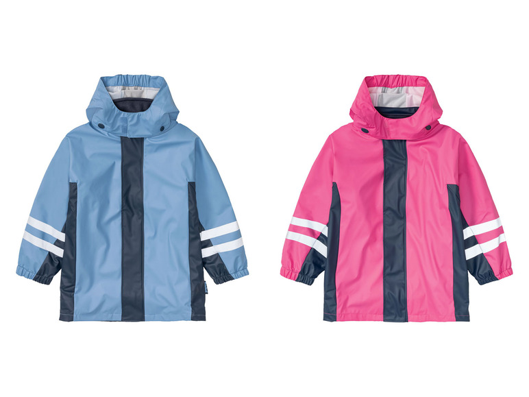PLAYSHOES Baby Kleinkinder Regenjacke mit Fleece-Innenjacke