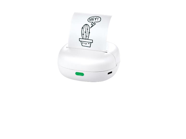 SILVERCREST® Mini-Pocket-Printer, inkl. 7,8-m-Papierrolle