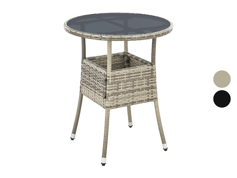 JUSKYS Polyrattan Gartentisch »Yoro« rund