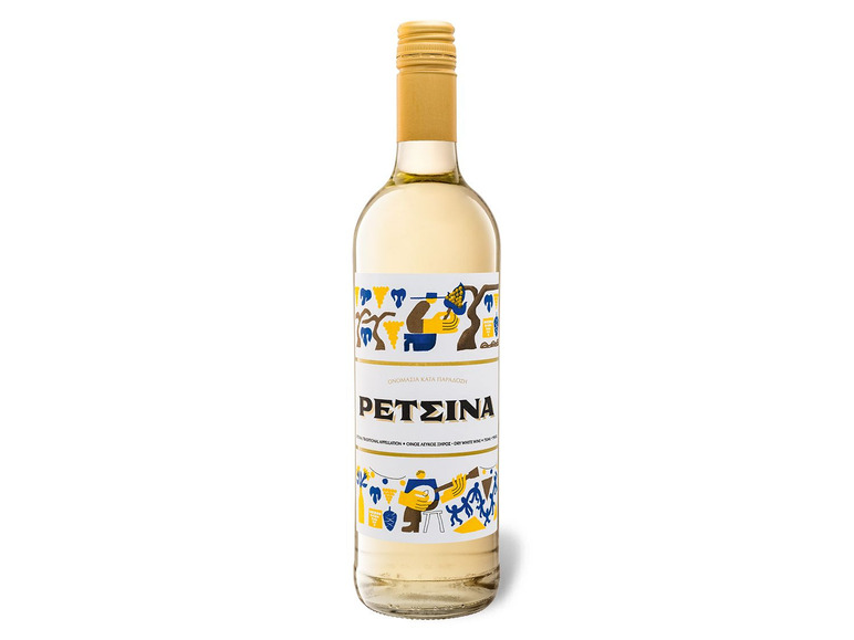 Retsina trocken, Weißwein