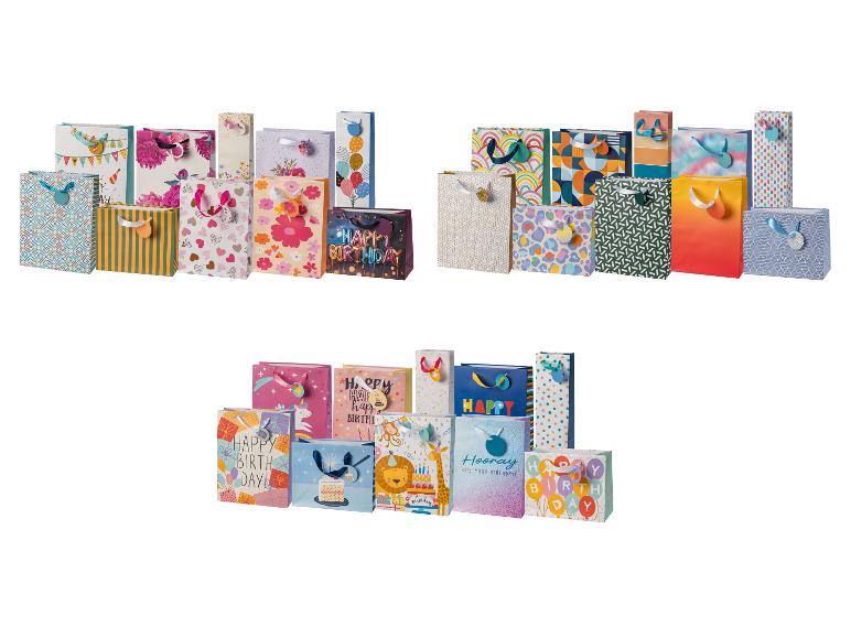 CRELANDO® Geschenktaschen-Set, 10 Stück