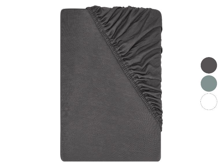 LIVARNO® Jersey-Spannbettlaken, 140-160 x 200 cm