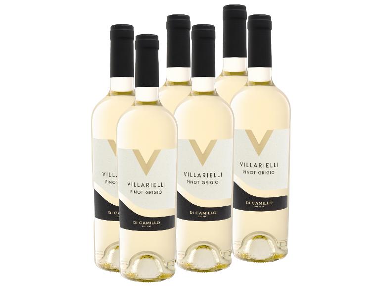 6 x 0,75-Flasche Weinpaket VILLARIELLI Pinot Grigio Terre di Chieti IGP halbtrocken, Weißwein