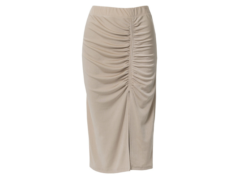 ESMARA® Damen Midi-Rock mit satiniertem Schimmereffekt