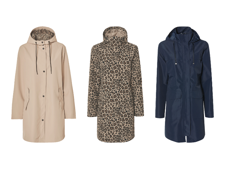 ESMARA® Damen Trenchcoat, wasserabweisendes Obermaterial