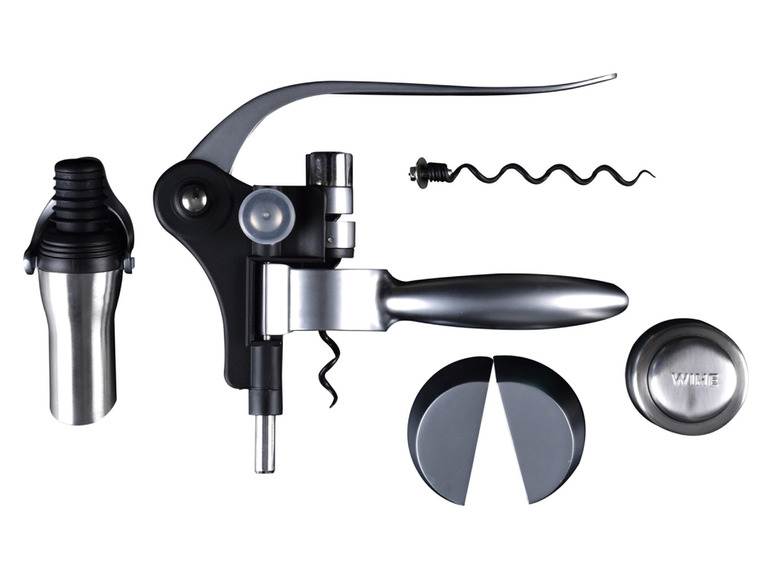 MASTERPRO Weinzubehör-Set, 5-teilig, aus Edelstahl