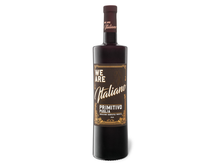 We are Italiano Primitivo Puglia IGP halbtrocken, Rotwein 2021