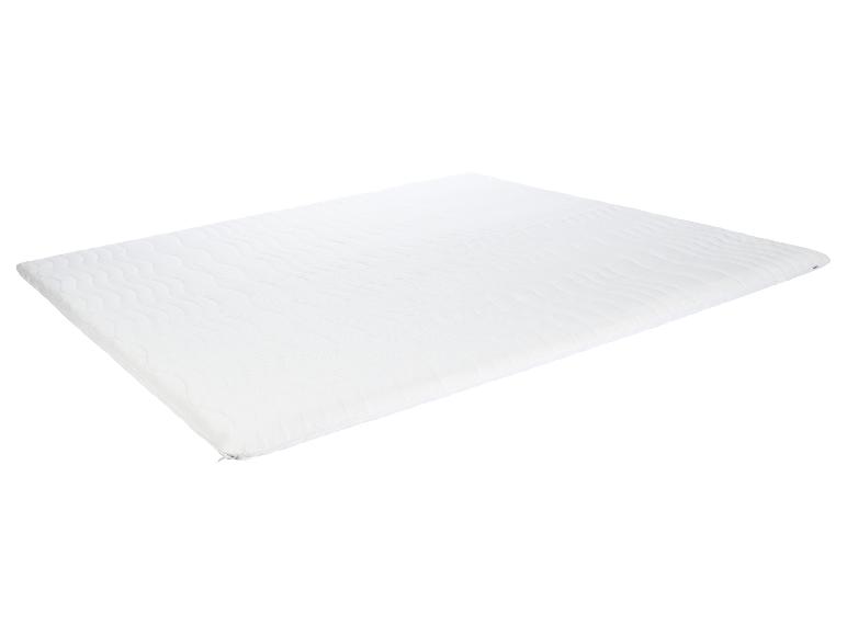 LIVARNO HOME Matratzen-Topper, 200 x 200 cm, weiche Noppenstruktur