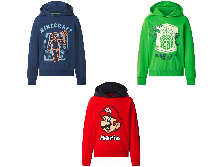 Kinder Jungen Sweathoodie, »Minecraft / Super Mario«