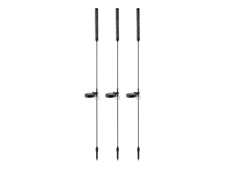 LIVARNO® LED Solarleuchten, 3er Set