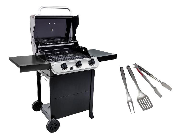 CHAR BROIL Gasgrill-Set "Convective 310 B" mit Deckelthermometer & Comfort Grip Grillbesteck, 3-teilig