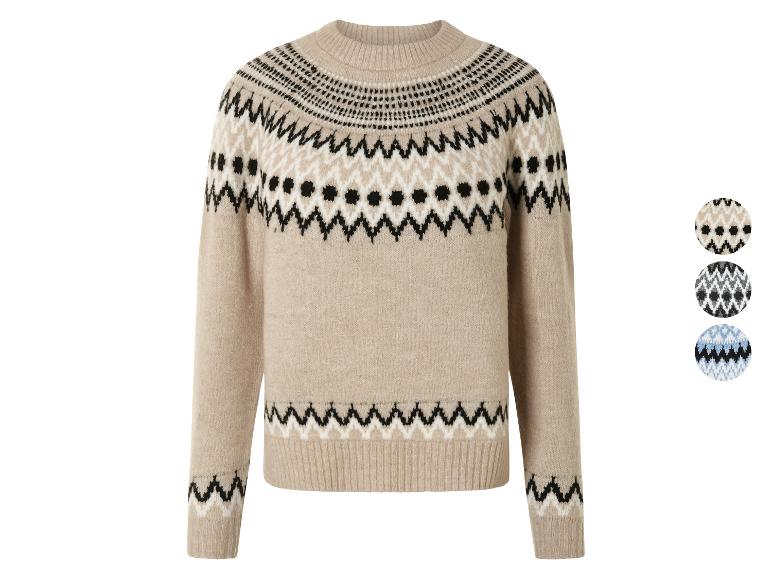 ESMARA® Damen Strickpullover mit Wollanteil