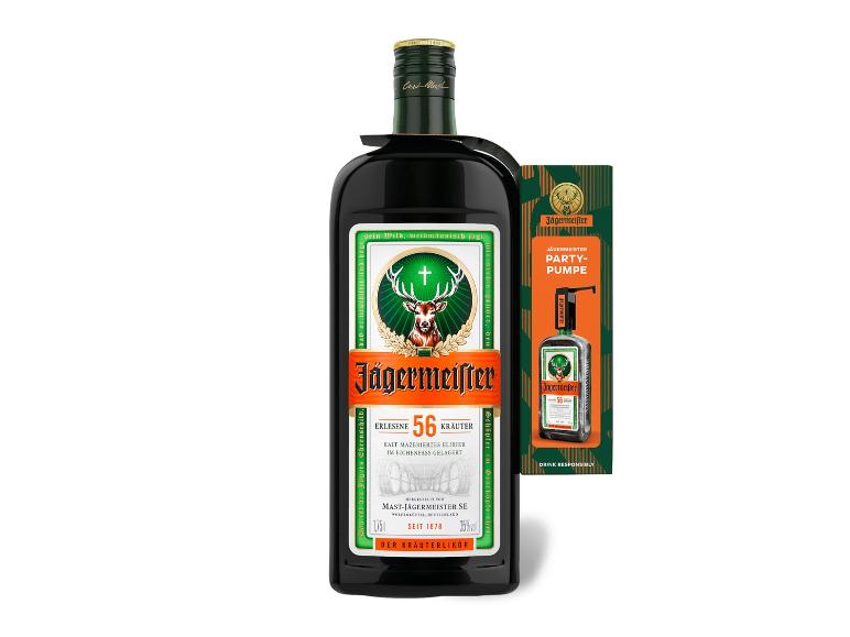 JÄGERMEISTER Kräuterlikör 1,75-l-Flasche mit Partypumpe 35% Vol
