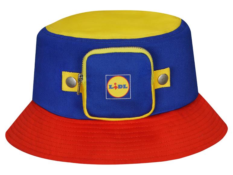 Lidl Bucket Hat, mit abnehmbarer Tasche