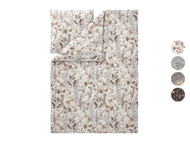 LIVARNO® Mikrofaser-Satin-Bettwäsche, 135 x 200 cm