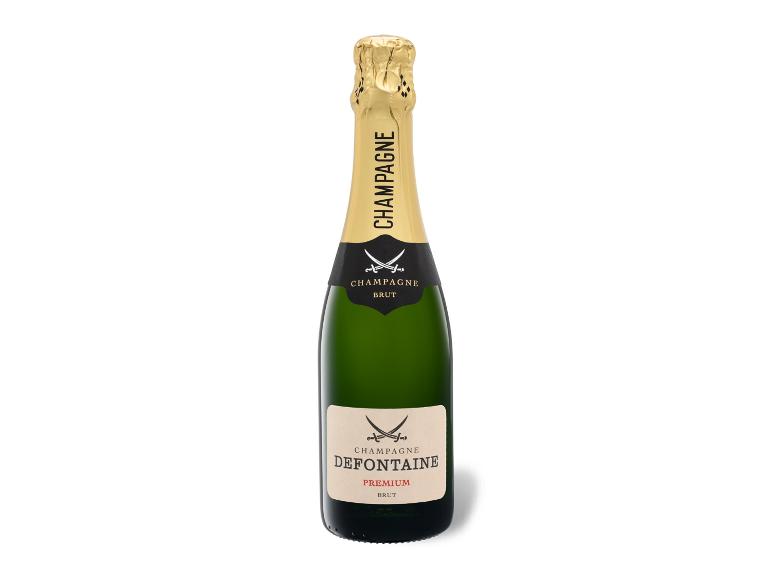 SANSIBAR DELUXE Defontaine Premium Champagner Brut 0,375-l-Flasche, Champagner