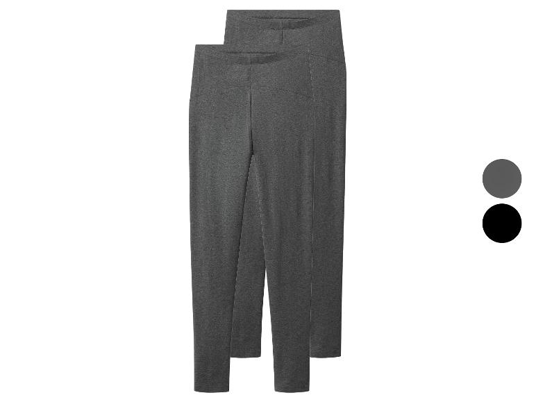 ESMARA® Damen Umstandsleggings, 2 Stück