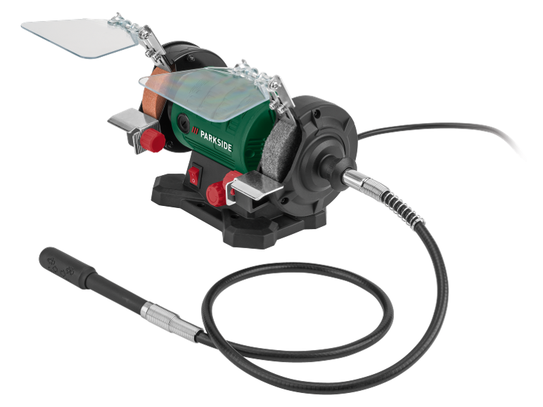 PARKSIDE® Doppelschleifer mit flexibler Welle »PDFW 120 B3«, mit 103-teiligem Zubehör-Set