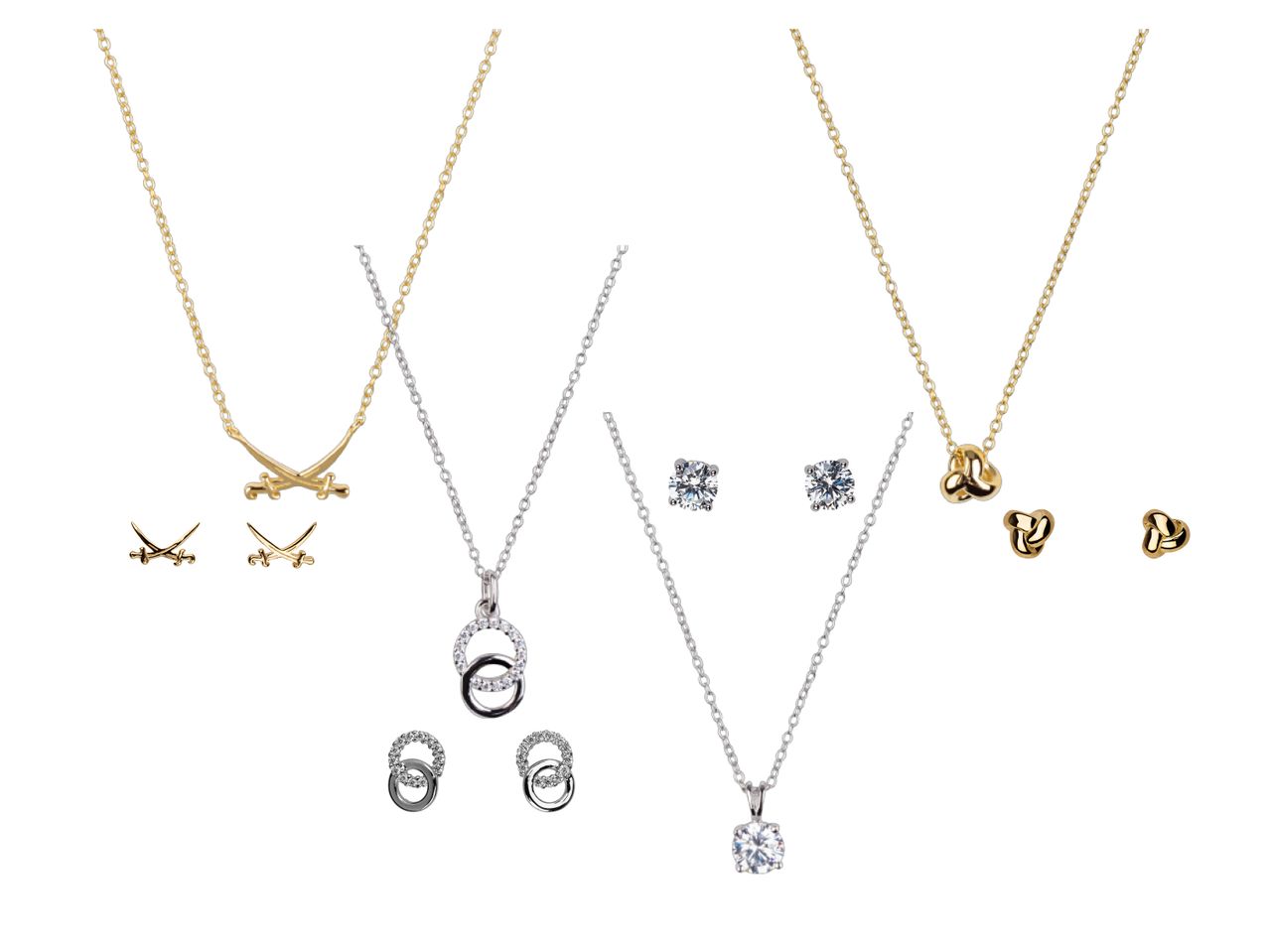 SANSIBAR® Echtsilber-Schmuck-Set, 2-teilig