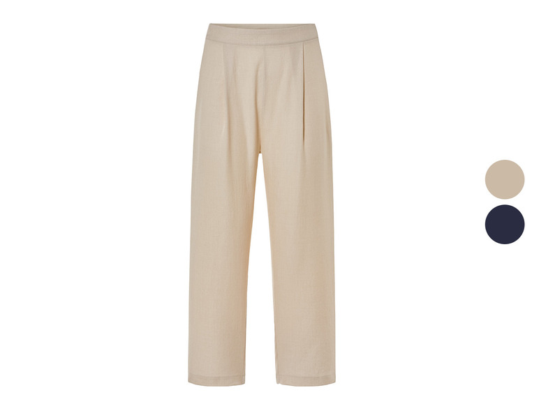 ESMARA® Damen Hose in Leinenoptik
