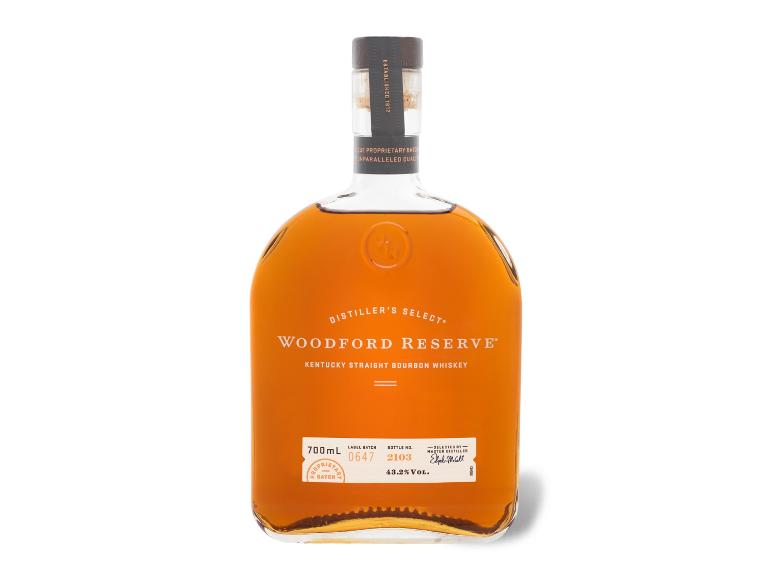 WOODFORD Reserve Kentucky Straight Bourbon Whiskey 43,2% Vol