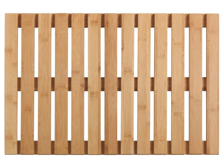 Wenko Baderost »Indoor & Outdoor«, 40 x 60 cm, mit rutschhemmender Unterseite, aus Bambus