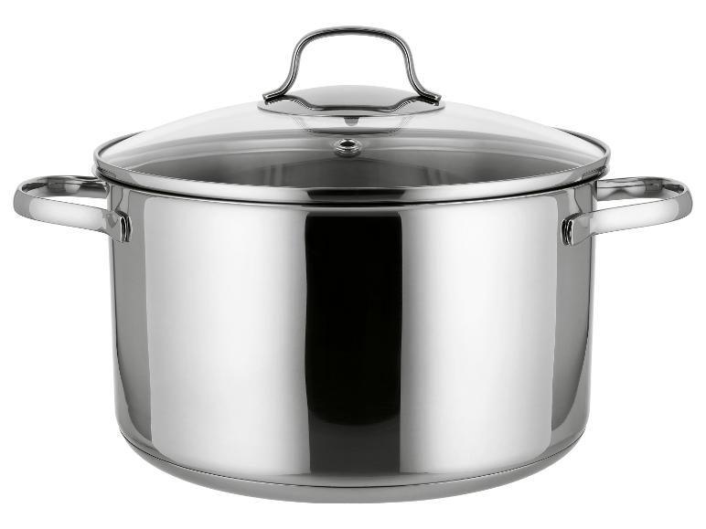 SILVERCREST® Premium-Edelstahltopf, Ø 24 cm