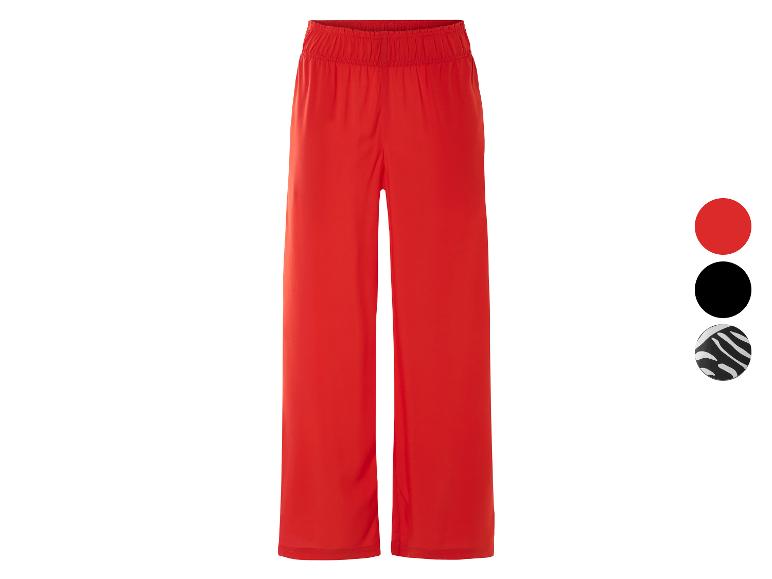 ESMARA® Damen Palazzo-Hose, weites Bein