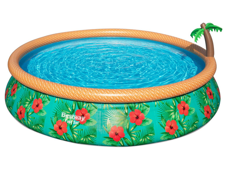 BESTWAY Fast Set Pool Paradise Palms Ø 457 x 84 cm