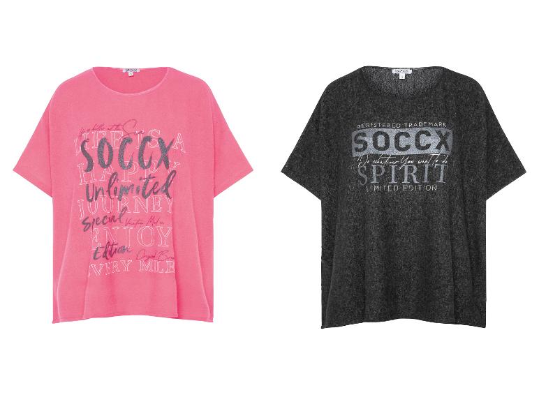 SOCCX Damen Flauschponcho