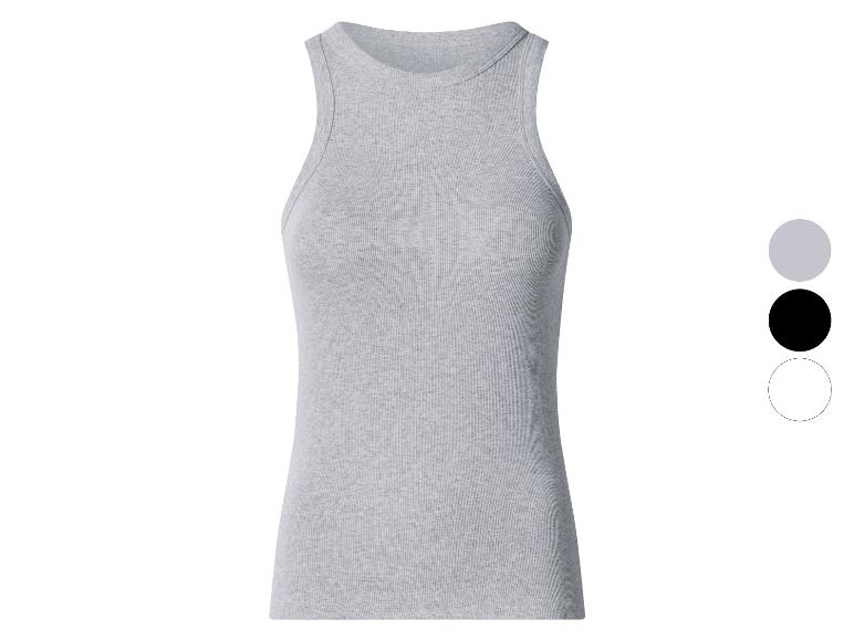 ESMARA® Damen geripptes Achselhemd