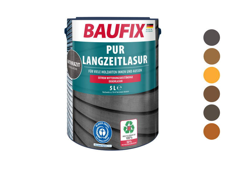 BAUFIX PUR-Langzeitlasur 5 Liter