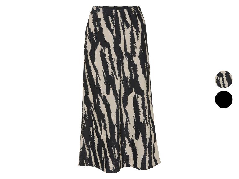 ESMARA® Damen Satin-Rock, mit hoher Leibhöhe