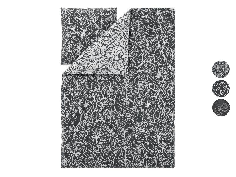 LIVARNO® Edel-Renforcé-Wendebettwäsche, 135 x 200 cm