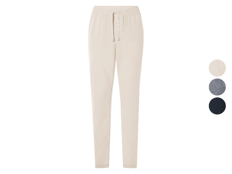 LIVERGY® Herren Hose mit Leinen