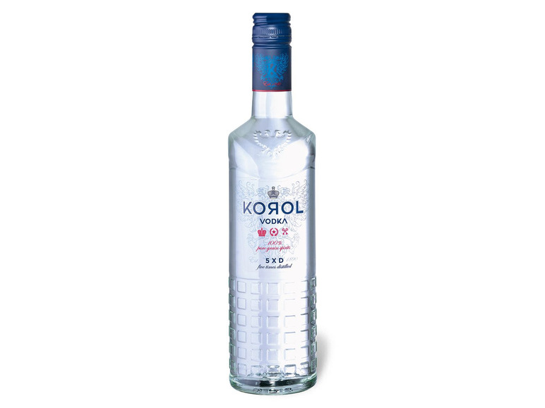 KOROL Premium Vodka 5-fach destilliert 40% Vol