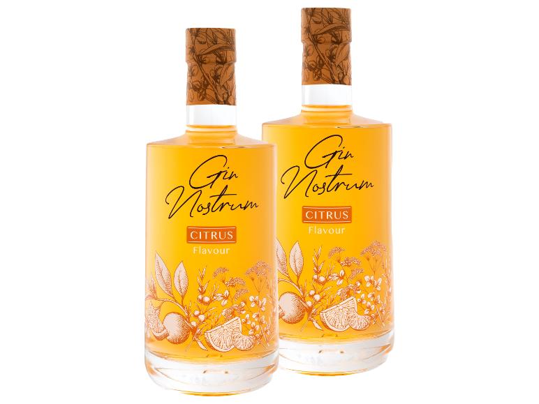 2 x 0,7-l-Flasche Spirituosenpaket Gin Nostrum Citrus Gin 40% Vol