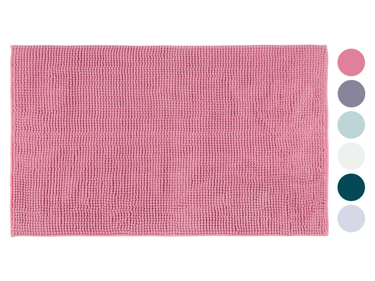 GÖZZE Mikrofaser Chenille Badteppich, 70 x 120 cm
