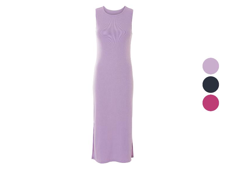 ESMARA® Damen Geripptes Kleid, figurbetont geschnitten