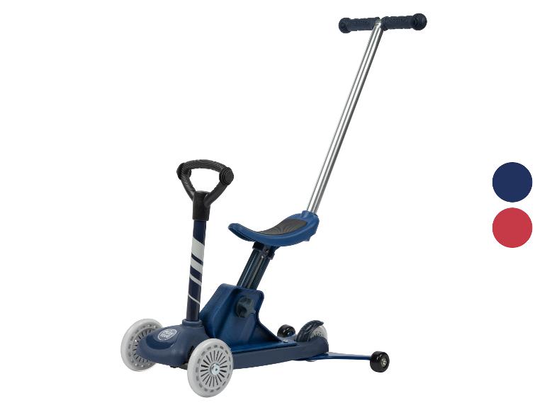PLAYTIVE 4-in-1 Tri-Scooter, mit Stützrädern
