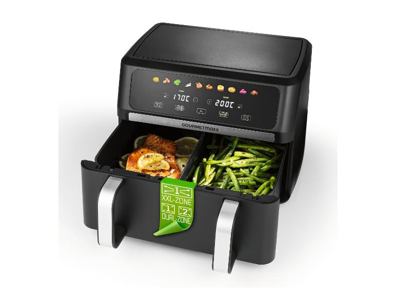 GOURMETMAXX Heißluftfritteuse Vario-Kammer, 10 l