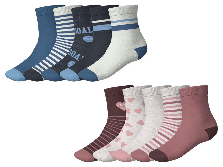 LUPILU® Kleinkinder Vollfrottee-Socken, 5 Paar