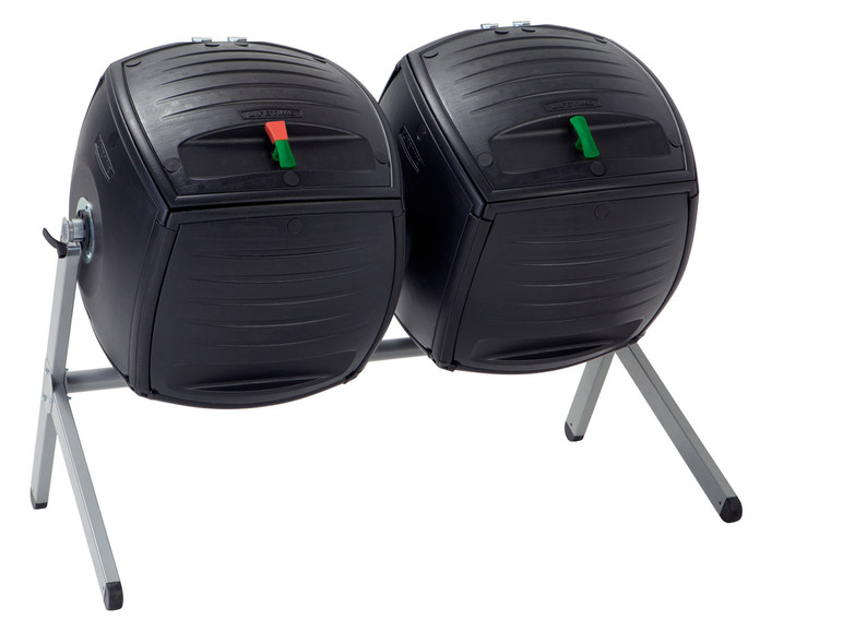 Lifetime »Kompost-Zwilling«, mit 360° drehbarer Trommeln