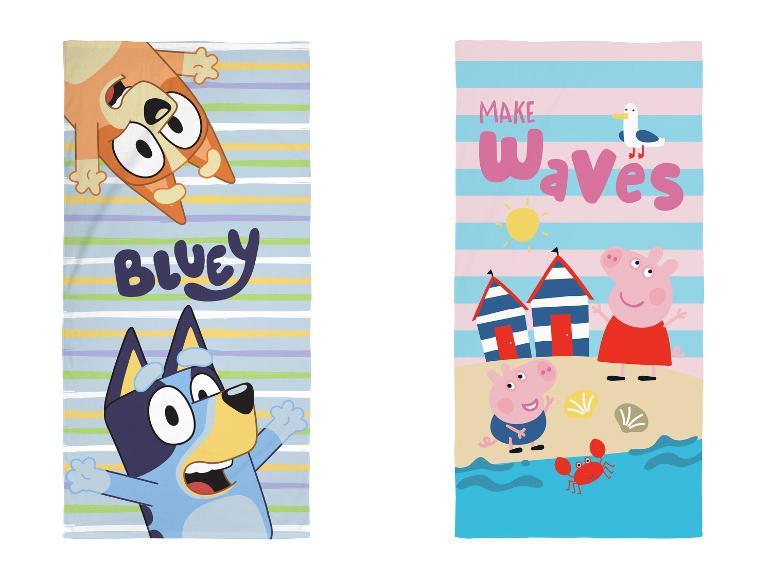 Strandtuch »Bluey« / »Peppa Pig«