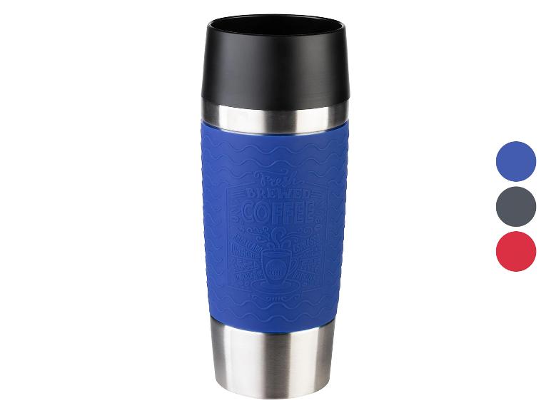 EMSA Travel Mug Essential Isolierbecher 0,36l, auslaufsicher, spülmaschinenfest, 4h warm, 8h kalt, Quick-Press»N2025700«