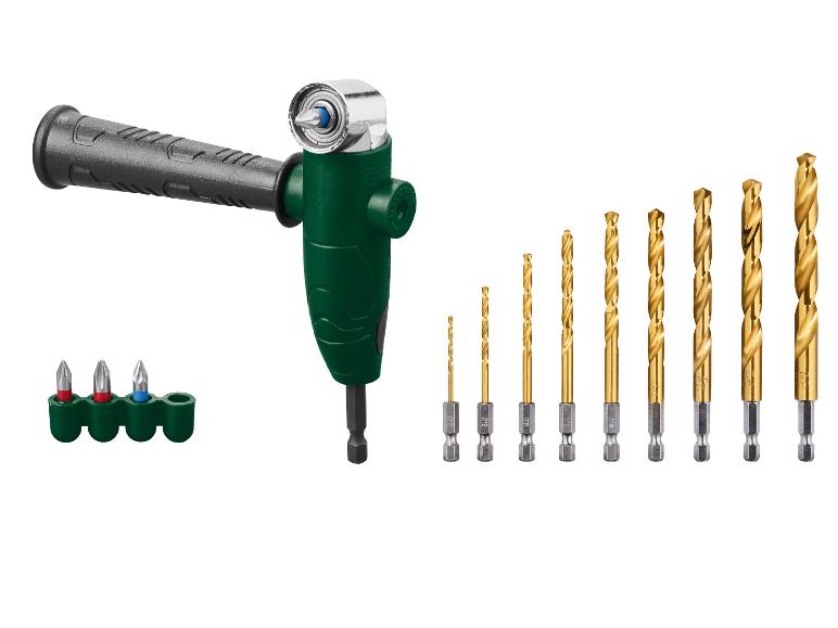 PARKSIDE® Winkelbithalter / Impact-Bohrer-Set
