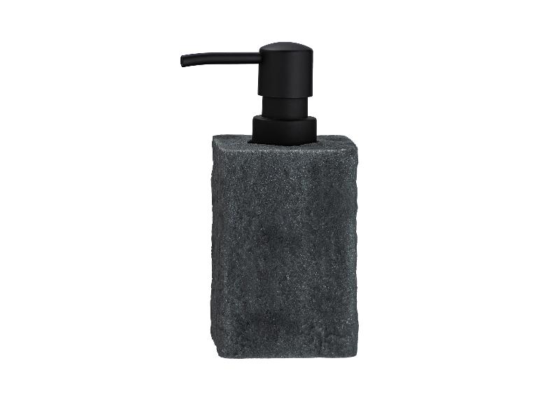 WENKO Seifenspender Villata Grau, Füllmenge 300 ml