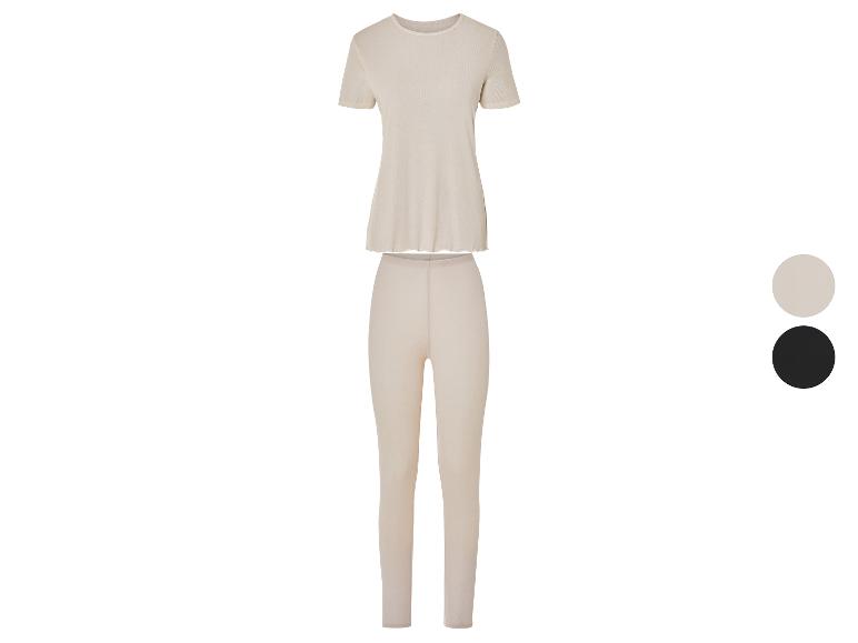 ESMARA® Damen Unterwäsche-Set, 2-teilig, in Ripp-Qualität