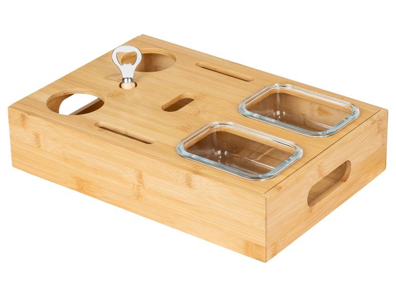 WENKO Snackbar mit Glasschalen